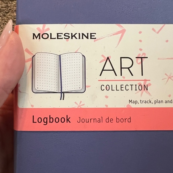 NWT Moleskine Classic Art collection logbook journal lavender purple - Picture 2 of 4